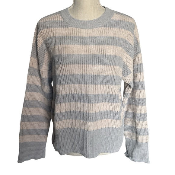 Sanctuary Chilly Out Chenille Sweater in Toasted Almond/ Heather Grey Medium NWT - Picture 3 of 8
